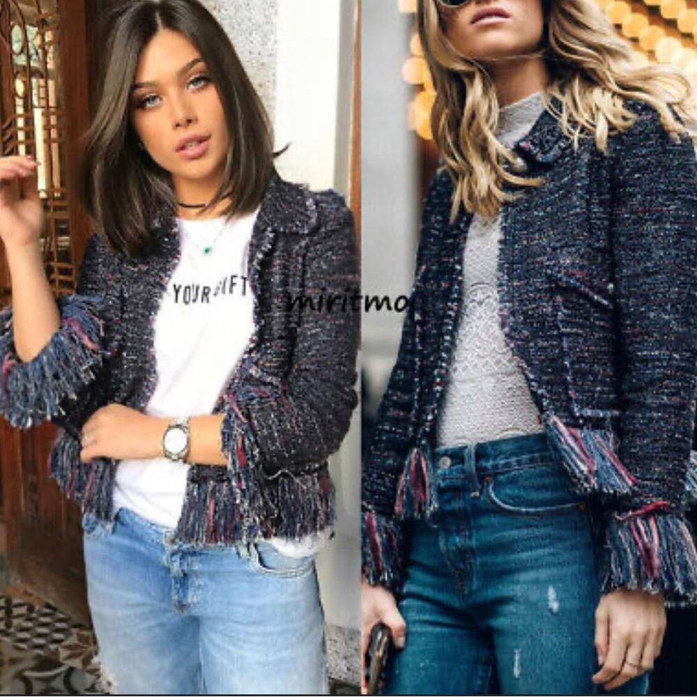 ZARA Tweed Jacket - Multicolor